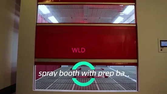 Wld9200 (CE) Quality Automotive Painting Powder Coating Machine Room Car Van Bus Truck Paint Box Spraying Cabin Chamber Cabinet Water Based Paint Spray Booth