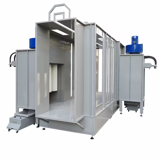 Automatic Powder Coating Spray Painting Booth /Cabinet with Recovery Filter System Coating Equipments